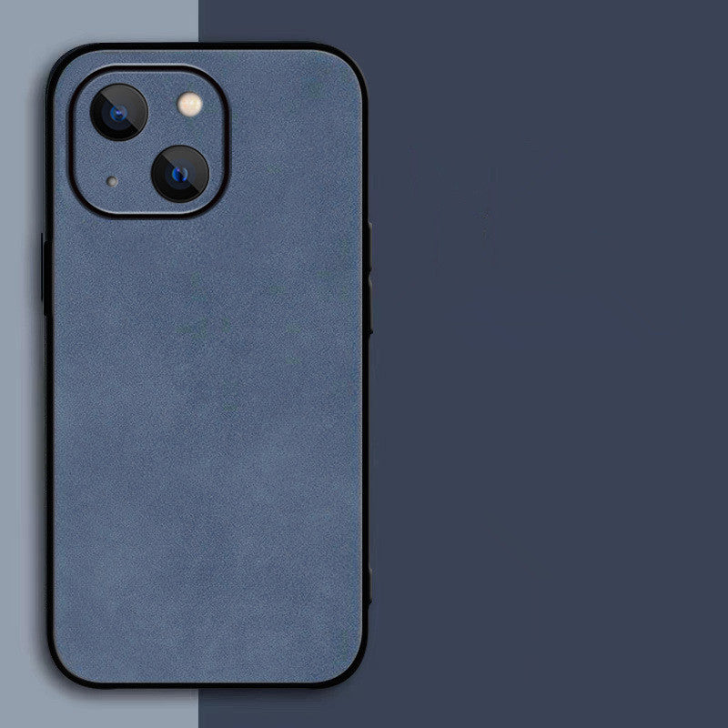 Luxury sheepskin Case For iPhone 16 15 14 13 12 11 Pro Max Plus X XS XR Matte Leather Phone Cover