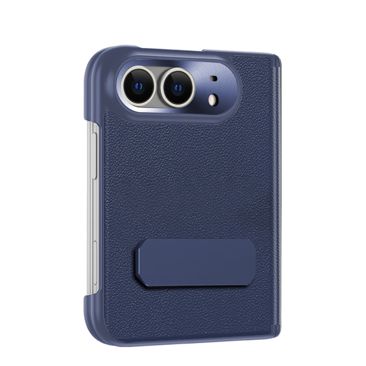 Luxurious folding hinged Leather Case For iPhone Duo Comes with an invisible bracket and a lightweight anti-fall protective case