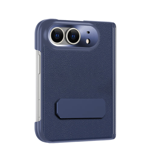 Luxurious folding hinged Leather Case For iPhone Duo Comes with an invisible bracket and a lightweight anti-fall protective case