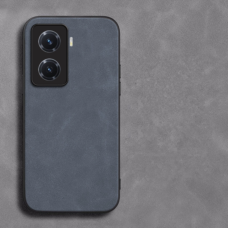 Retro Lambskin Leather Case for vivo iqoo12 11 10 9 8 7 6 5 Sheepskin Cover