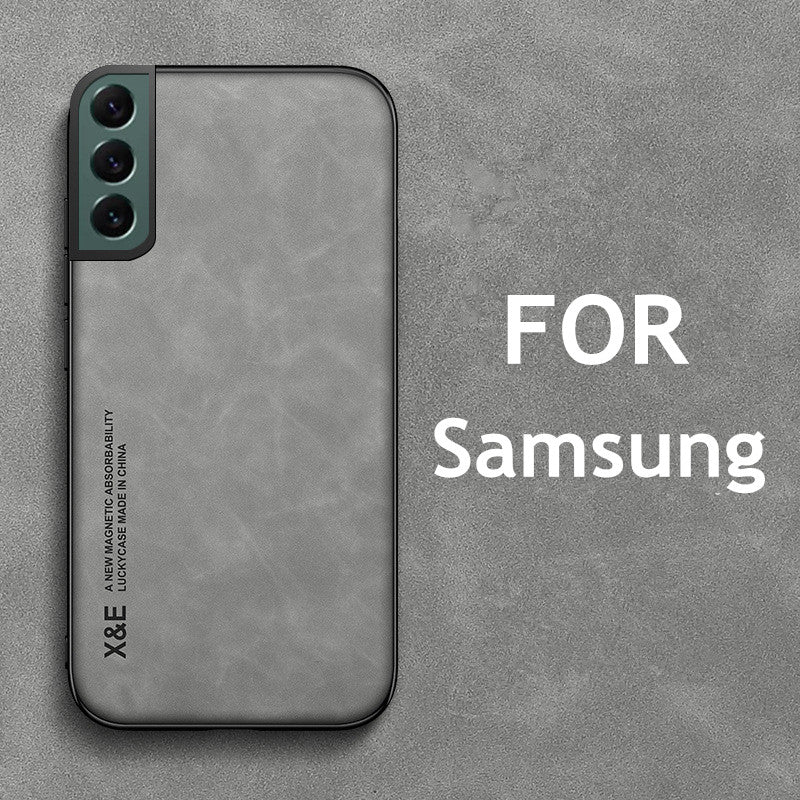 Retro Lambskin Leather Case for Samsung Sheepskin Cover