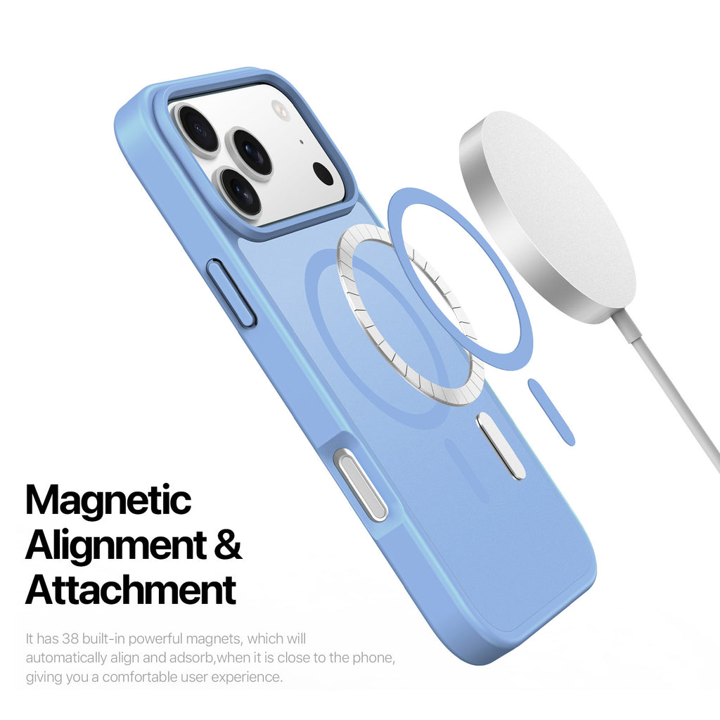 Matte Clear Magnetic Phone Case for IPhone 18 Pro Max  18 pro for Magsafe Wireless Charging Cover