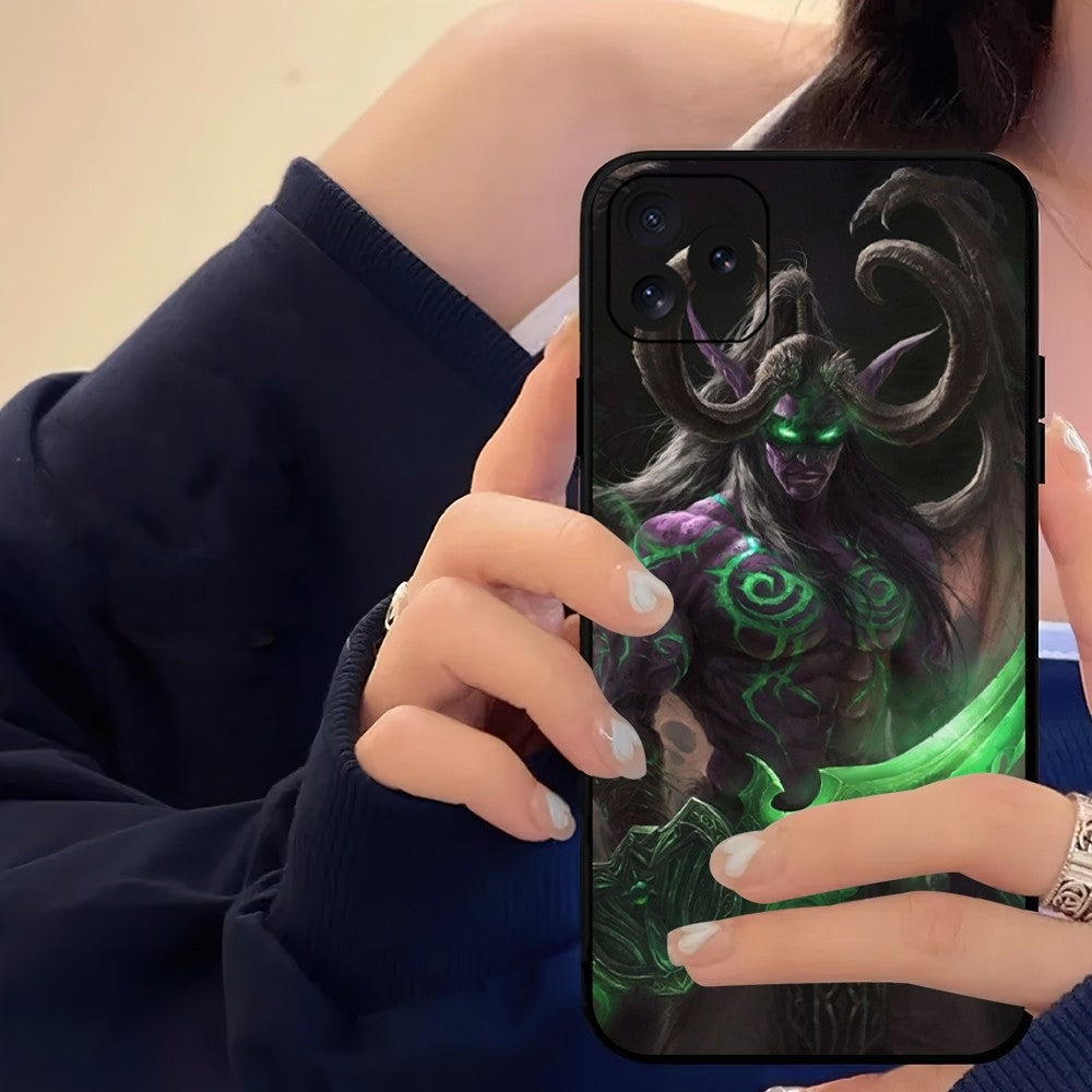 W-World Of W-Warcraft iPhone Case 17 16 15 14 13 12 Plus Pro Max  Soft Silicone Cover