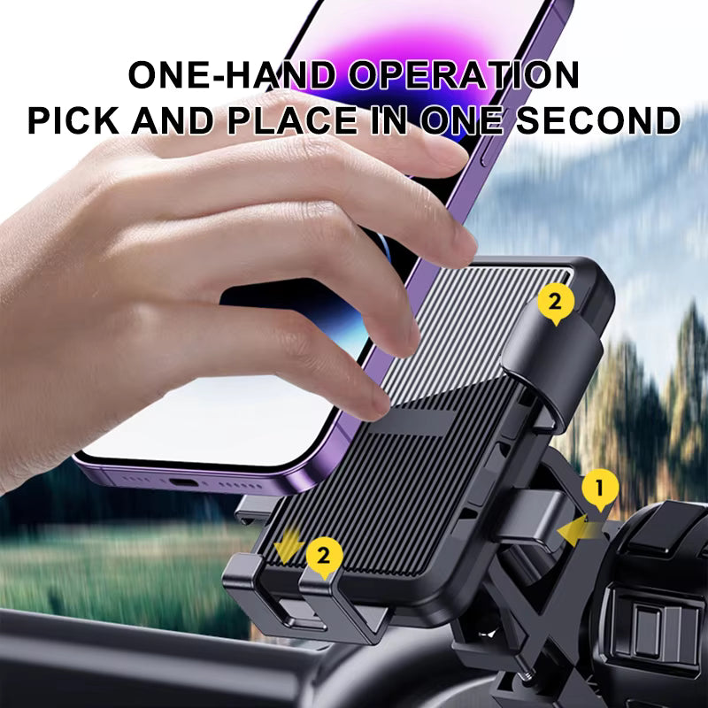 Motorcycle Mobile Phone Holder Bicycle Rearview Mirror Phone Mount