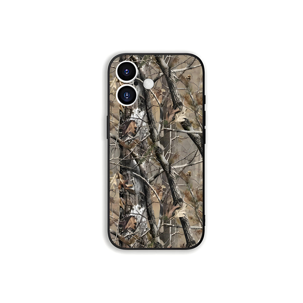 Real Tree Camo Case for iPhone 17 16 15 14 13 12 Plus Pro Max Shell Cover