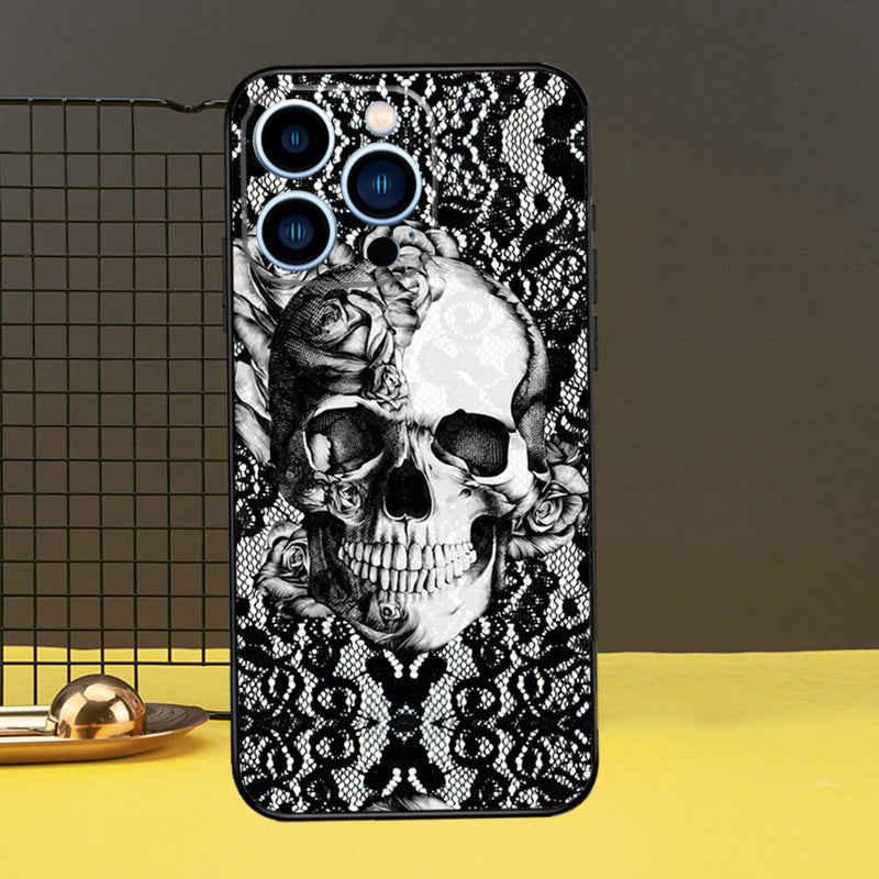 Gothic Skull iPhone Case 17 16 15 14 13 12 Plus Pro Max Cover