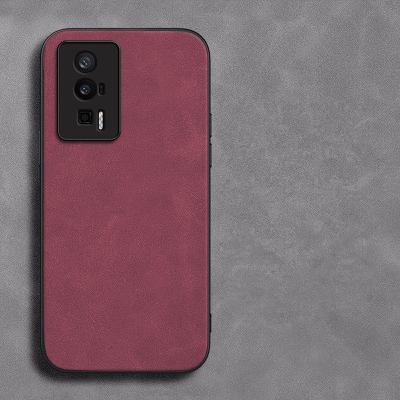 Retro Lambskin Leather Case for Redmi Sheepskin Cover