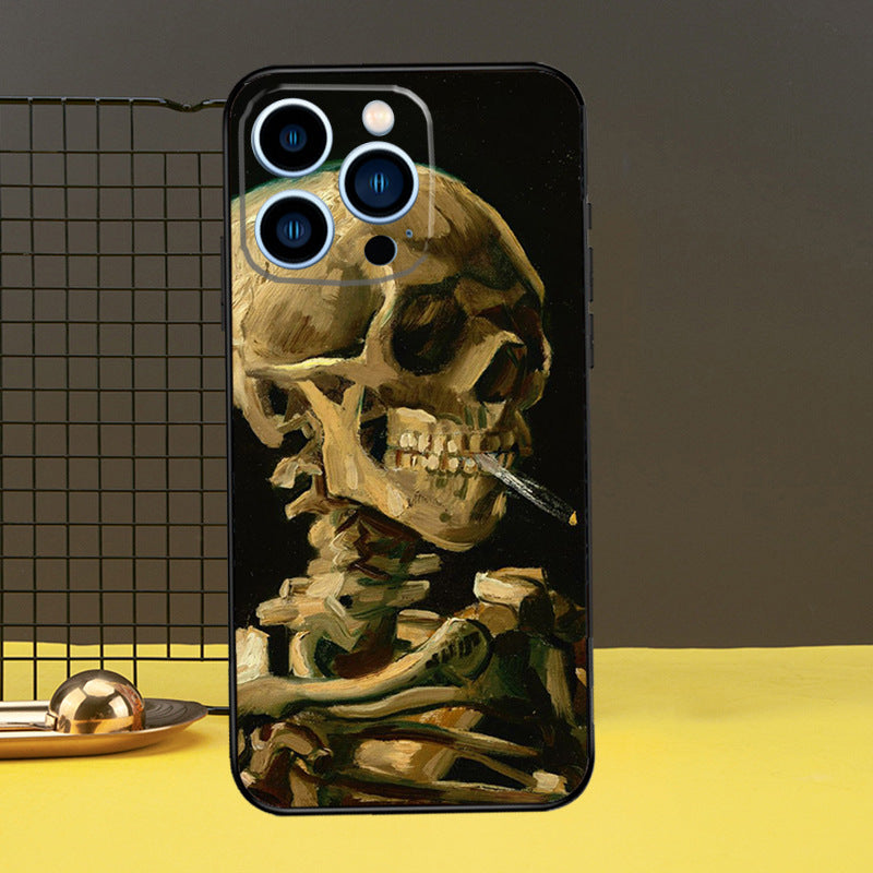 Gothic Skull iPhone Case 17 16 15 14 13 12 Plus Pro Max Cover