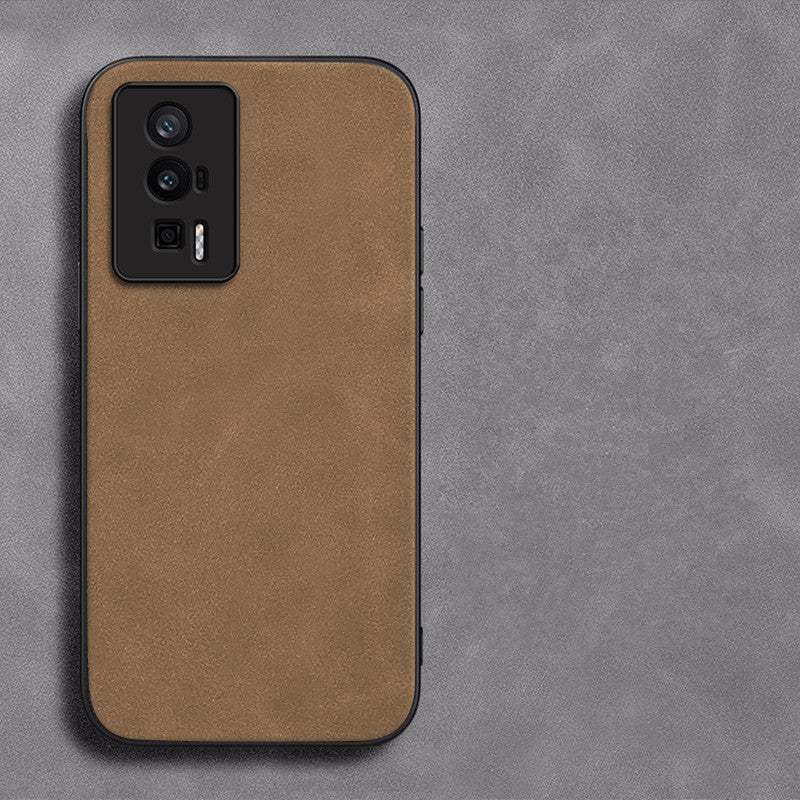 Retro Lambskin Leather Case for Redmi Sheepskin Cover