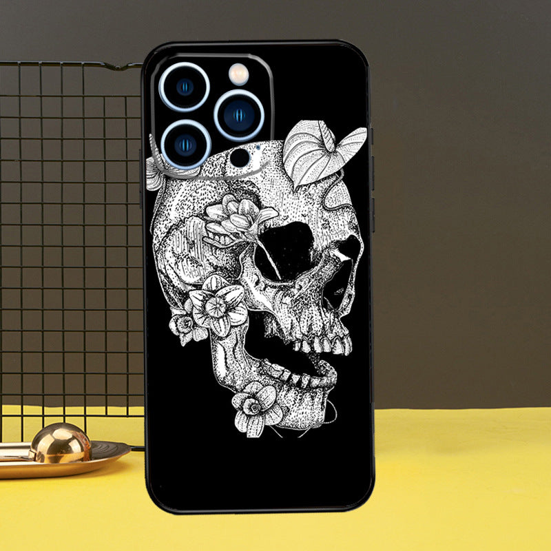 Gothic Skull iPhone Case 17 16 15 14 13 12 Plus Pro Max Cover