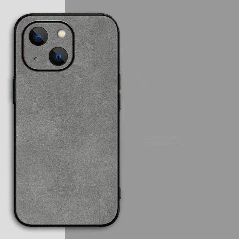 Luxury sheepskin Case For iPhone 16 15 14 13 12 11 Pro Max Plus X XS XR Matte Leather Phone Cover