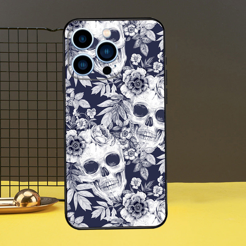 Gothic Skull iPhone Case 17 16 15 14 13 12 Plus Pro Max Cover