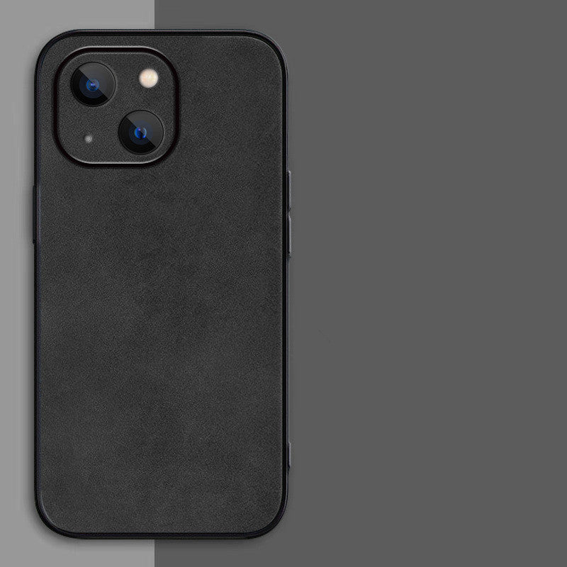 Luxury sheepskin Case For iPhone 16 15 14 13 12 11 Pro Max Plus X XS XR Matte Leather Phone Cover