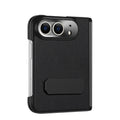 Luxurious folding hinged Leather Case For iPhone Duo Comes with an invisible bracket and a lightweight anti-fall protective case