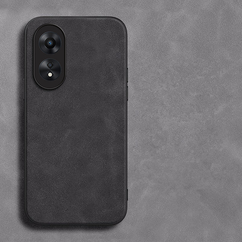 Retro Lambskin Leather Case for oppo Sheepskin Cover