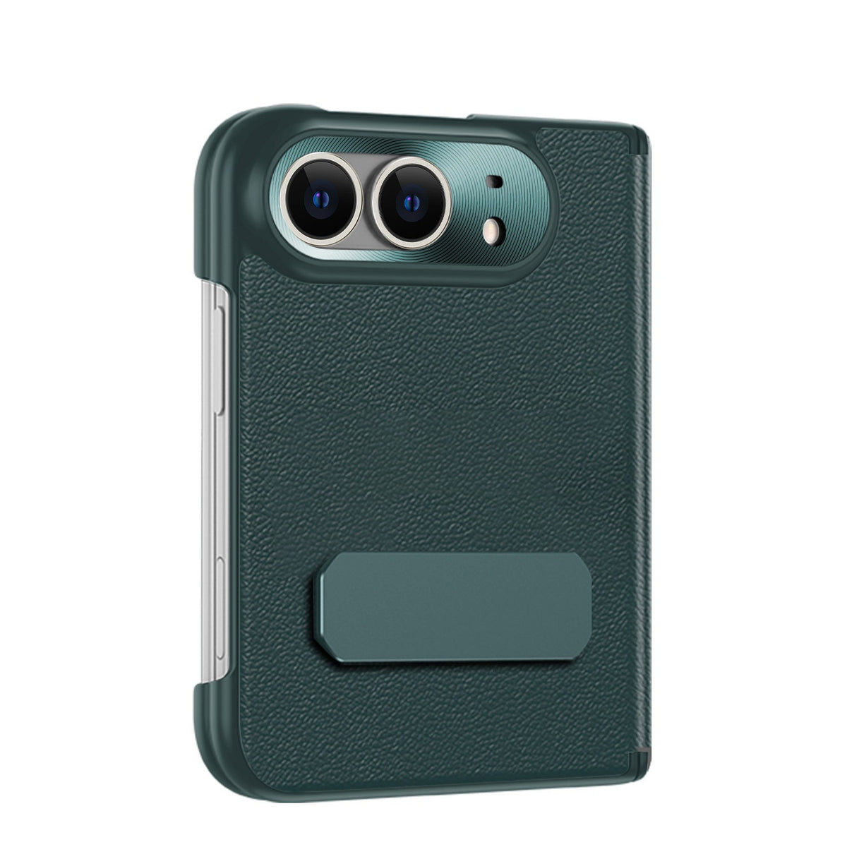 Luxurious folding hinged Leather Case For iPhone Duo Comes with an invisible bracket and a lightweight anti-fall protective case