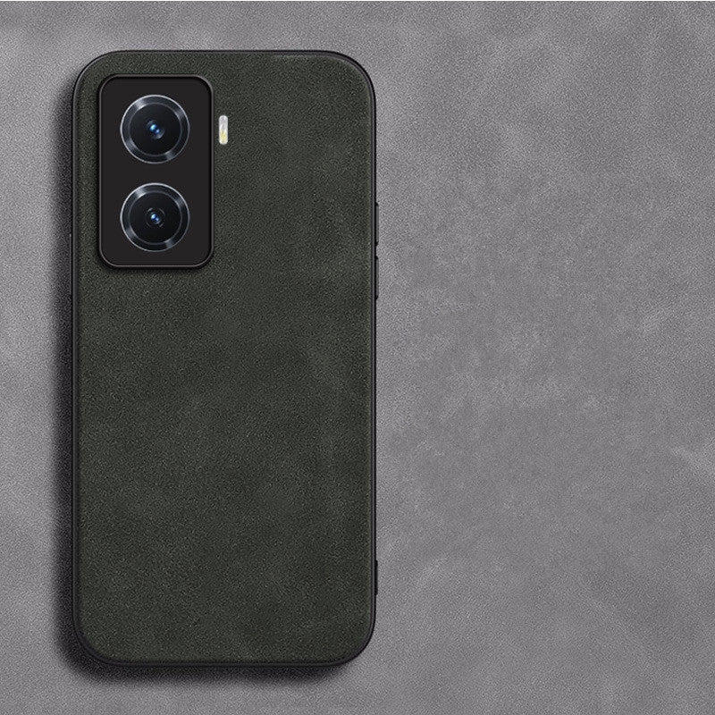 Retro Lambskin Leather Case for vivo iqoo12 11 10 9 8 7 6 5 Sheepskin Cover