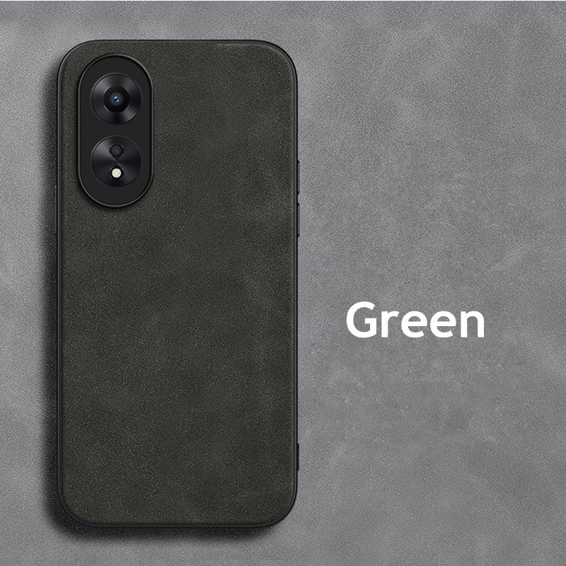 Retro Lambskin Leather Case for oppo Sheepskin Cover