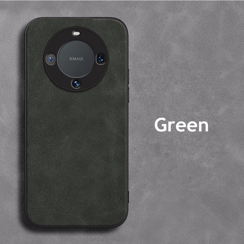 Retro Lambskin Leather Case for Huawei Sheepskin Cover