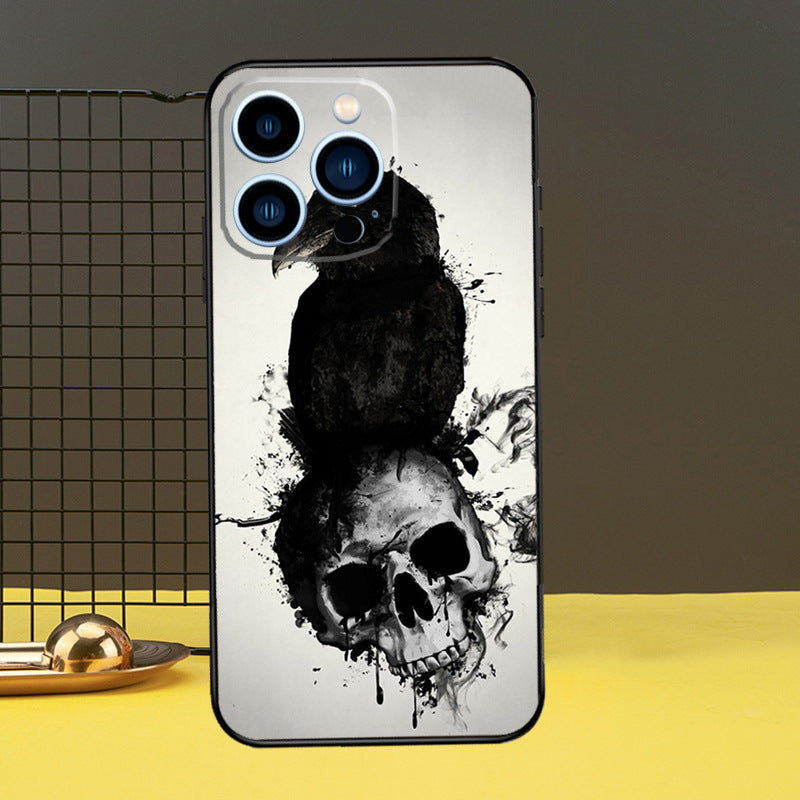 Gothic Skull iPhone Case 17 16 15 14 13 12 Plus Pro Max Cover
