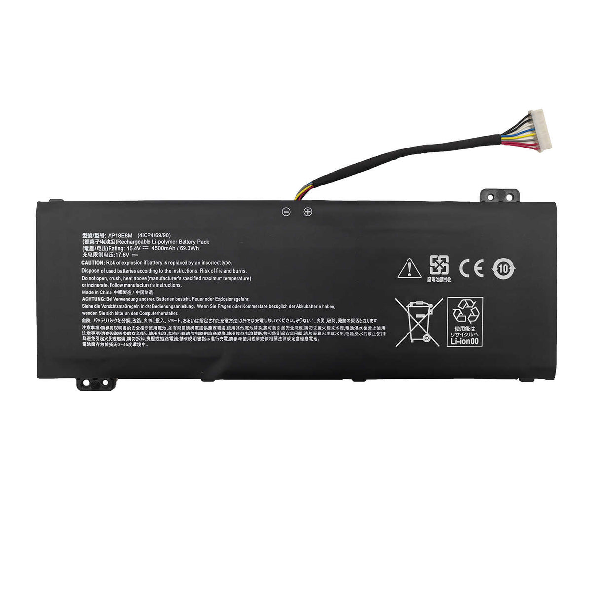 Replacement Battery for Acer N20C1 N22C1 N22C1 AP18E7M/E8M