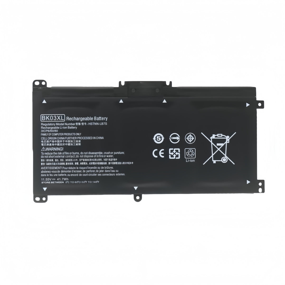 Replacement Battery for HP TPN-W125 PAVILION X360 14-BA033TX BK03XL