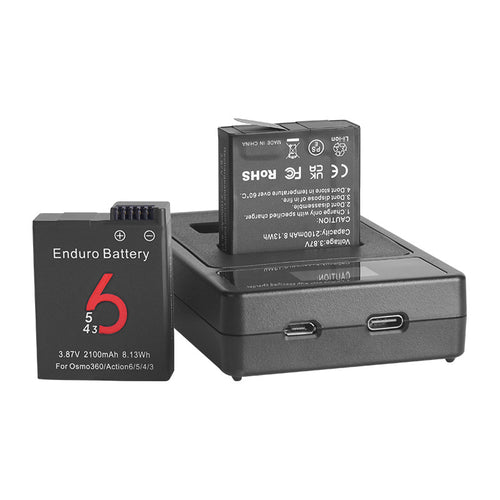 Replacement Battery Charger for DJI Action 6 Osmo 360 Action 5 pro/4 /3