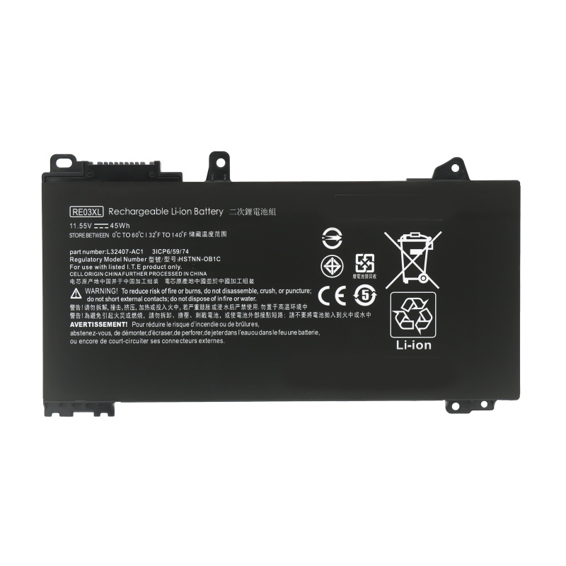 Replacement Battery for HP ProBook 430 440 445 450 455R 445R G6/G7 RE03XL