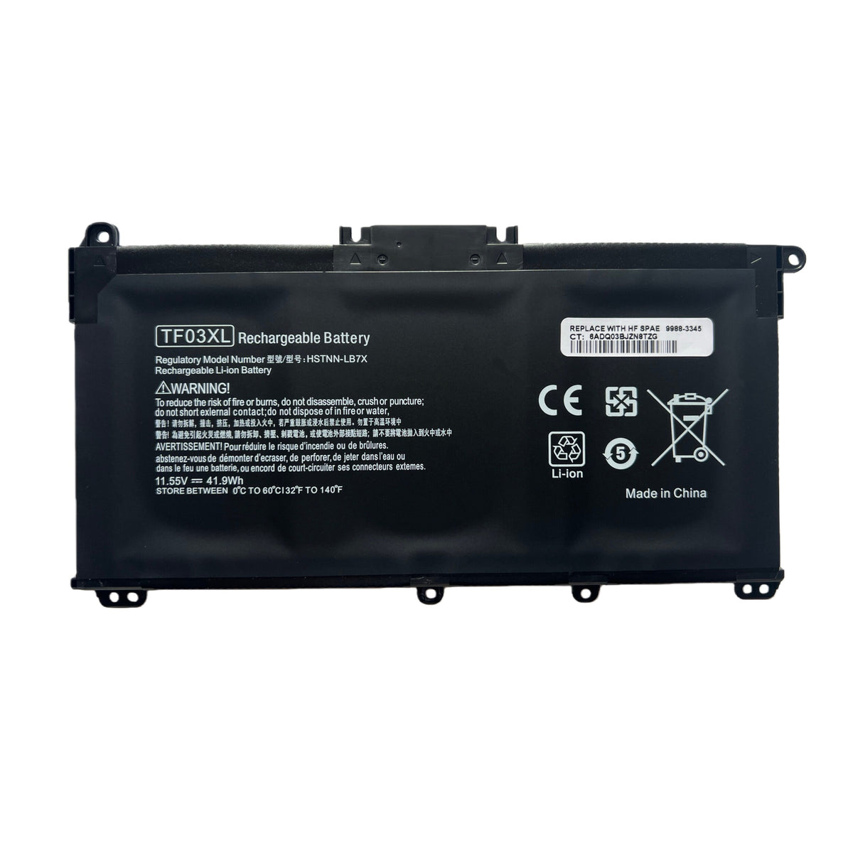 Replacement Battery for HP 14-bf048TX 15-cc70 4s-be100tx TF03XL