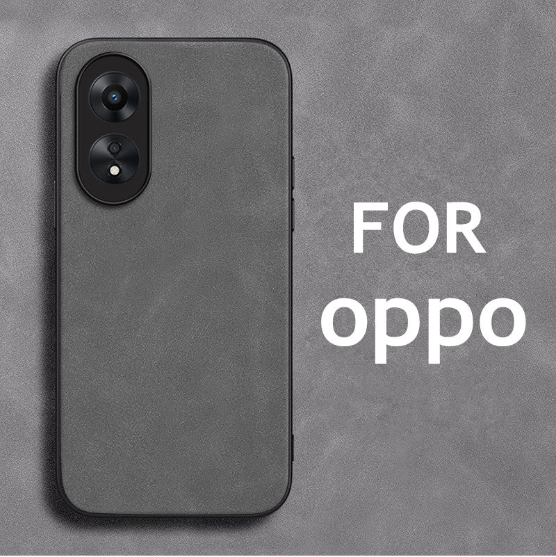 Retro Lambskin Leather Case for oppo Sheepskin Cover