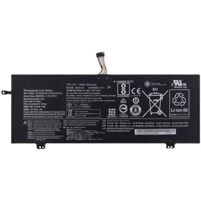 Replacement Battery for Lenovo IdeaPad 710S-13ISK 710S-13IKB L15L4PC0